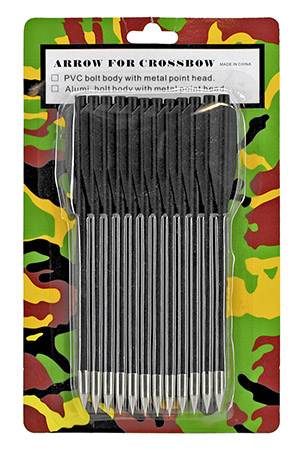 12 - pc. Crossbow Arrows