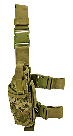 Delta Tactical Leg Holster - Reticulated Camo