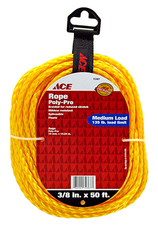 3/8" x 50' Poly-Pro Rope