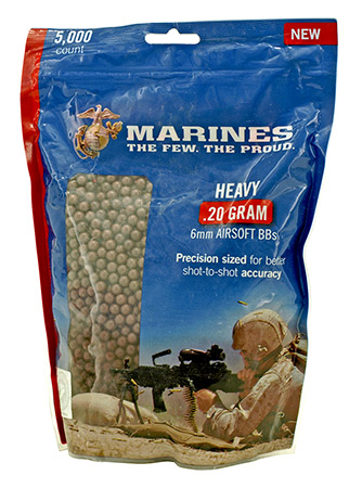 5,000 - ct. Marines Airsoft BB's