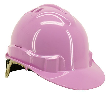 Vented Safety Helmet - Pink