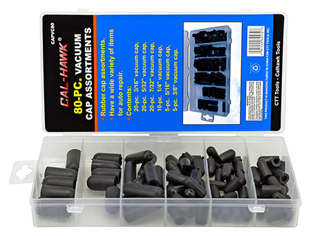 80 pc. Vacuum Cap Assortments Set