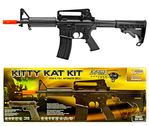 Panther Arms Kitty Kat AEG Electric Airsoft Rifle Kit - Black