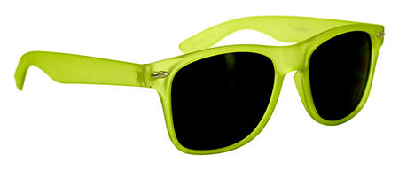 12 - pk. Sunglasses - Lime Green