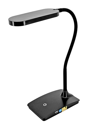 IVY LED USB Desk Lamp - Black