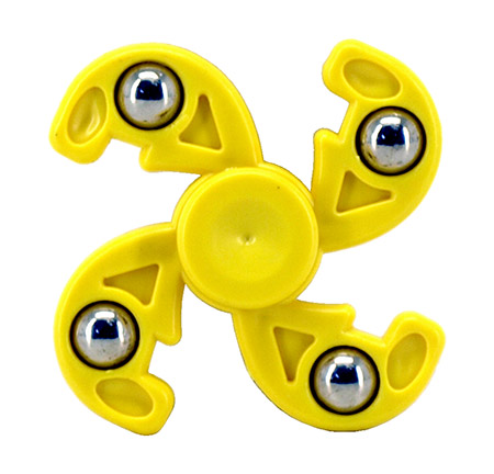 12 - pc. Fidget Spinners - Yellow