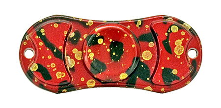 Bowtie Fidget Spinner - Black and Red