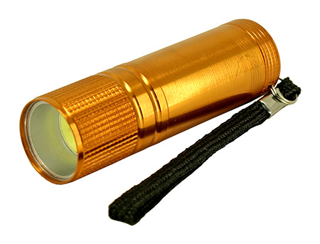 100 Lumen Aluminum COB Flashlight - Assorted Colors