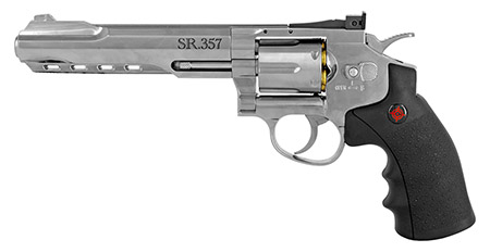 Crosman 4.5mm CO2 Powered Revolver BB Gun (Remanufactured)