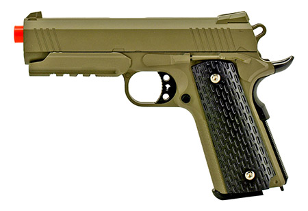 Galaxy G25 Metal Airsoft Pistol - Desert