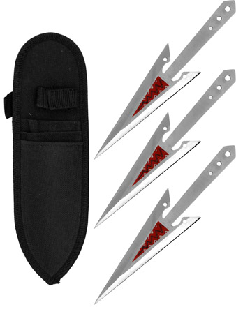 3-pc. Pyramid Throwing Knives