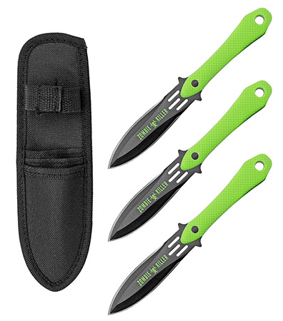 3-pc. Zombie Killer Throwing Knives