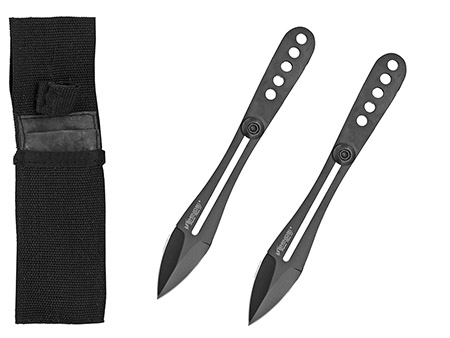 2-pc. Adjustable Weight Throwing Knives