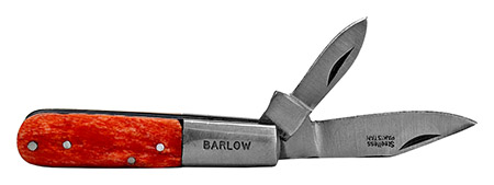 3.5" Double Blade Pocket Knife - Orange