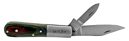 3.5" Double Blade Pocket Knife - Wooden