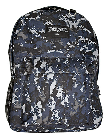 Sport Backpack - Blue Digital Camo