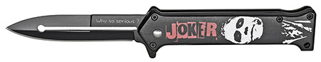 4.5" Spring Assist Joker Folding Knife - Black