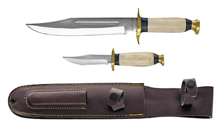 2-pc. Hunting Knife Set - Faux Bone