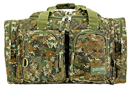 Camping Duffle Bag - Green Digital Camo