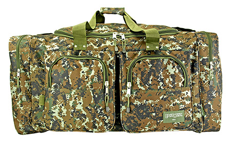 Camping Duffle Bag Large - Green Digital Camo
