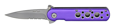 4.25" Spring Assist Folding Knife - Purple