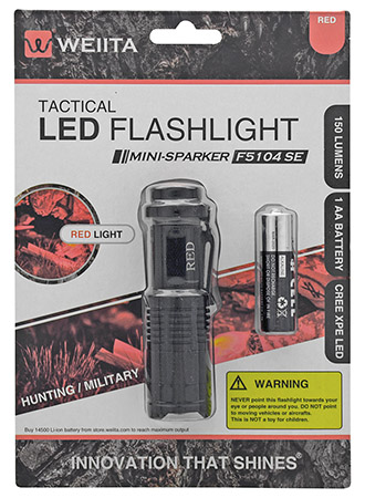 Mini-Sparker Tactical LED Flashlight - Red Light