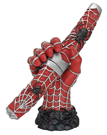 12" Decorative Spider Knife - Red