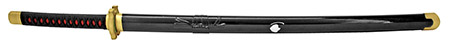 40" Foam Samurai Sword - Black and Red