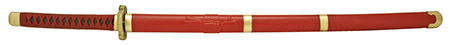40" Foam Samurai Sword - Red and Gold