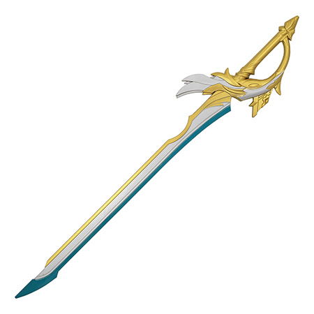 39.75" Aquila Favonia Sword Replica - Genshin Impact Foam Cosplay Weapon