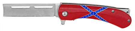 4" Confederate Flag Folding Knife