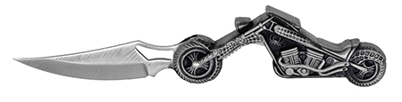 2-1/2" Manual Assist Folding Knife - Motorcycle