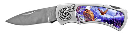 4.13" Folding Hunting Knife - Eagle