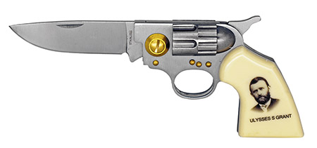 4.5" Revolver Folding Knife - General Ulysses S Grant