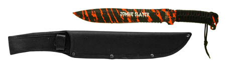 16" Zombie Slayer Machete - Orange