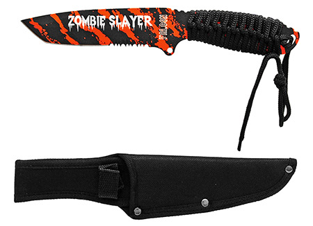 10" Zombie Slayer Knife - Orange