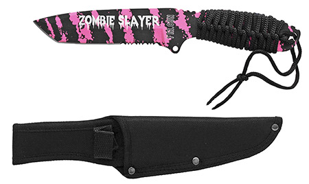 10" Zombie Slayer Knife - Pink