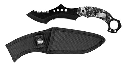 10.5" Tactical Knife - Skull Camo