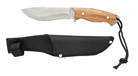 9" Hunting Knife - Cherry Wood