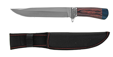 13" Hunting Knife - Cherry Wood