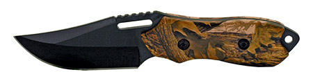 6" Hunting Knife - Woodland Camo