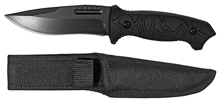 8.5" Drop Point Tactical Knife - Black