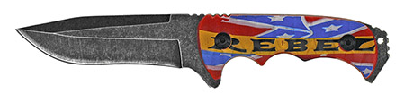 9" Confederate Rebel Knife - Red