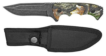 9" Clip Point Tactical Knife - Tree Camo