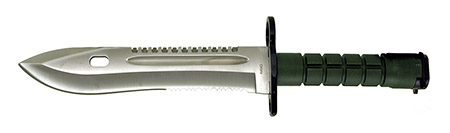 14" Hunting Knife - Olive Green