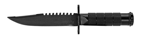 8.5" Survival Knife - Black