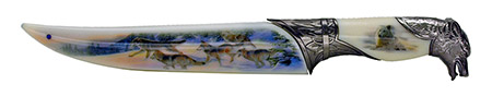 13" Dagger - Wolf Pack Design