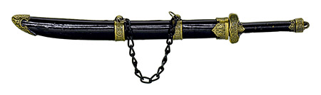 8.25" Fantasy Letter Opener - Black