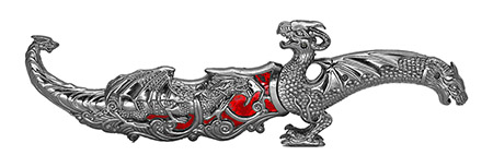 12" Fantasy Dagger with Scabbard
