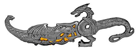 9.25" Dragon Dagger - Yellow